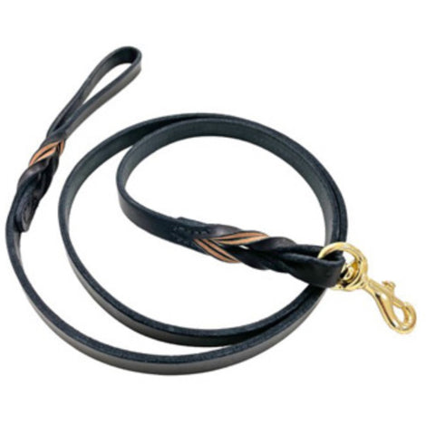 TSA 6' Braided Leather Lead