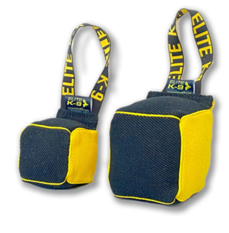 Synthetic Dog Bite Cube Pillow
