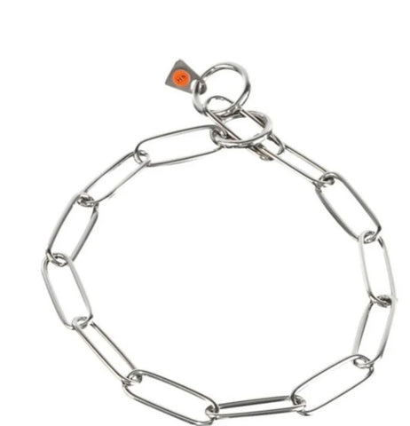 Herm Sprenger Long Link Fur Saver Collar (Stainless Steel)
