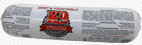 K9 Kraving Dog Food Patty Roll (5lb)