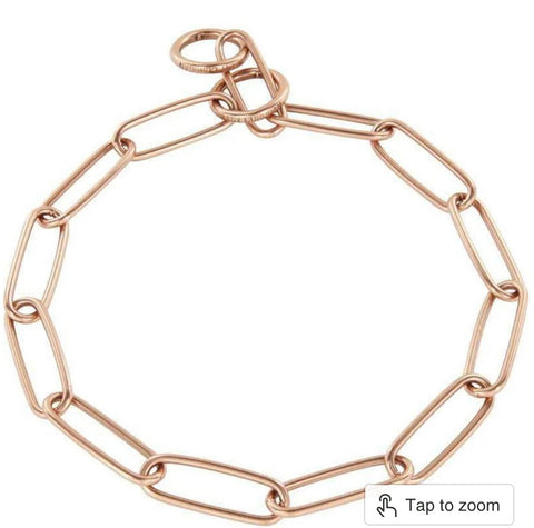 Herm Sprenger Long Link Fur Saver Collar (Curogan)