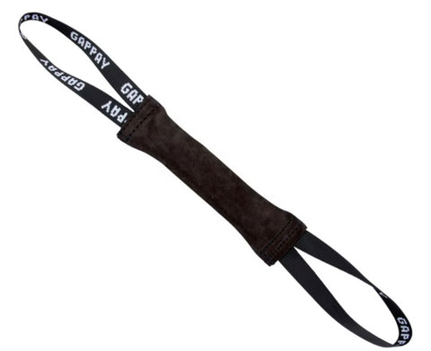 Leather Tug with Double Loops for Dogs (3x25)