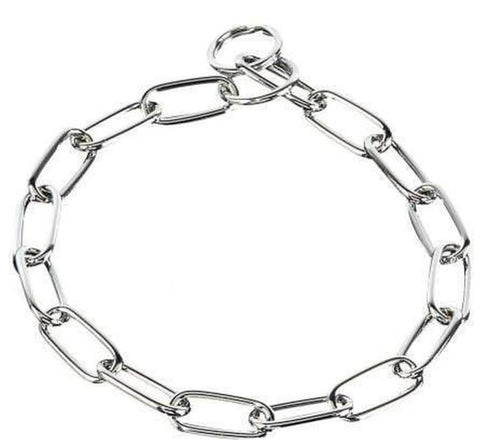 Herm Sprenger - Long Link Fur Saver Collar (Chrome)