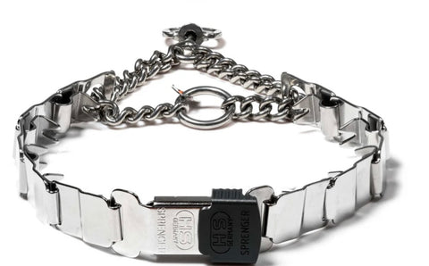 Herm Sprenger NeckTech Sport with Assembly Chain and ClicLock (Stainless Steel)