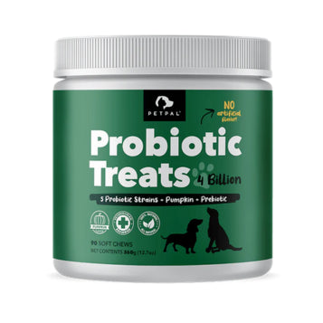 PetPal Probiotic Treats 4 Billion – 90 Soft Chew Treats – Dog Supplements – 12.7 oz (360 g)